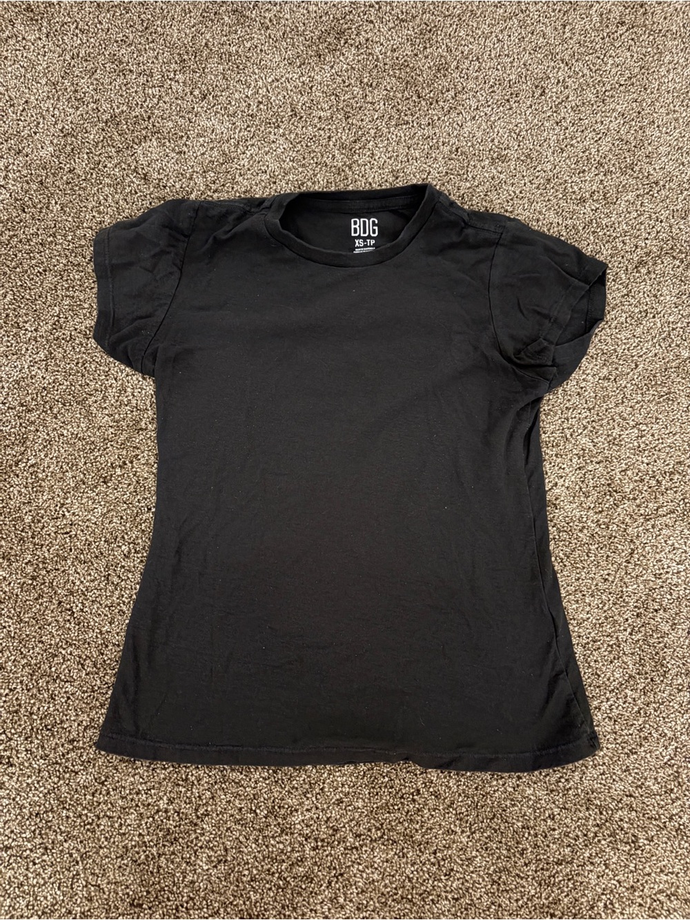 BDG Black Short Sleeve Crewneck Tee